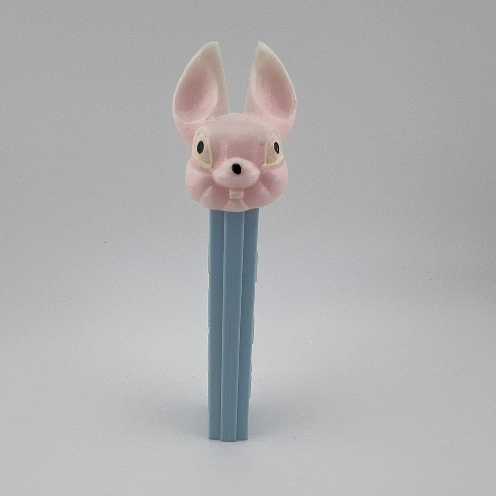 Vintage‎ PEZ Dispenser Bunny Rabbit No Feet Austria Blue Stem Loose Head